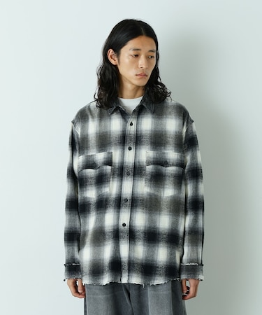 ｢HOTEL PALACE｣ ヴィンテージライクオンブレチェックネルシャツ