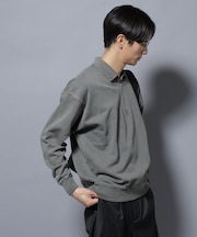 ヴィンテージライク ハーフZIPスウェット