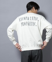 ヴィンテージライク エディトリアル デザインスウェット