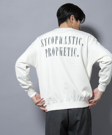 ヴィンテージライク エディトリアル デザインスウェット