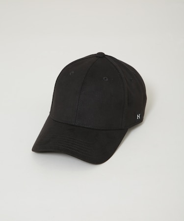 Healthknit／別注 フェイクスエードペナント刺繍キャップ