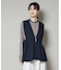 troisiemechaco／PUFFY JACQUARD　ジレ