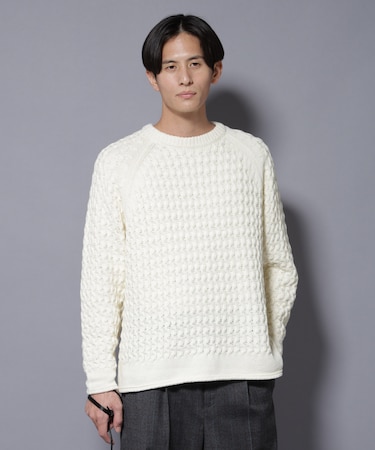 ヴァーグケーブルラグランニット