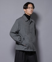 DELEGANTE エアリーサキソニーコーチジャケット