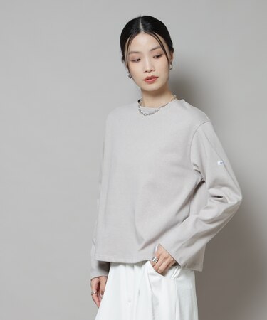 ORCIVAL／CREW NECK L／S P.O.