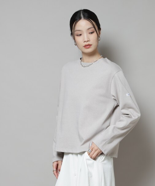 ORCIVAL／CREW NECK L／S P.O.