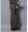 ｢N TROUSERS BASIC｣ 洗えるMIXツイードストレッチパンツ(セットアップ可)