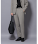 ｢N TROUSERS BASIC｣ 洗えるMIXツイードストレッチパンツ(セットアップ可)