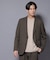｢N JACKET BASIC｣ 洗えるMIXツイードストレッチジャケット(セットアップ可)