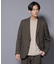 ｢N JACKET BASIC｣ 洗えるMIXツイードストレッチジャケット(セットアップ可)