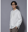 フェザー エンブロイダリー ロングスリーブTシャツ