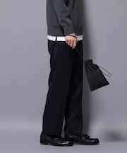 「N JACKET PREMIUM」RENU(R)洗えるサキソニーストレートパンツ