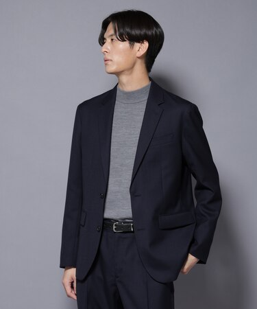 「N JACKET PREMIUM」RENU(R) ウール混洗えるサキソニージャケット（セットアップ可）