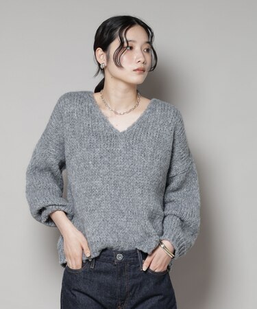 TRICOTS JEAN MARC／Vネックプルオーバー