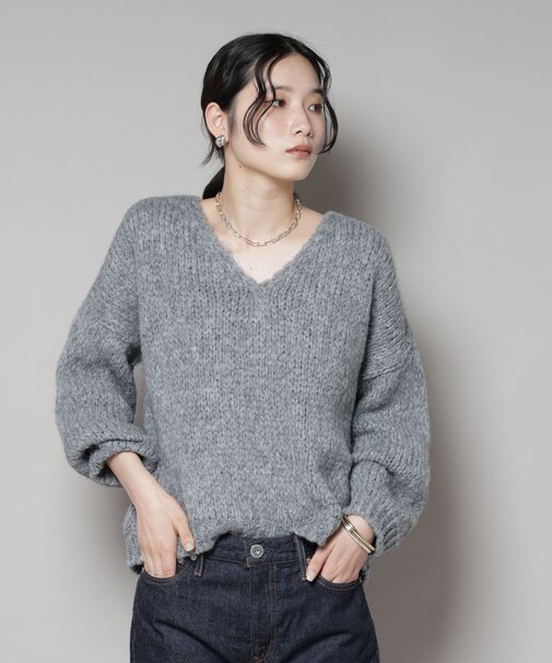 TRICOTS JEAN MARC／Vネックプルオーバー
