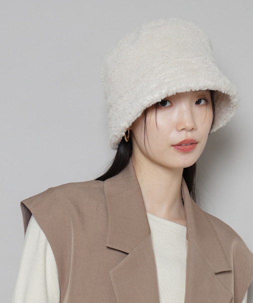 Healthknit/別注ボアバケットハット