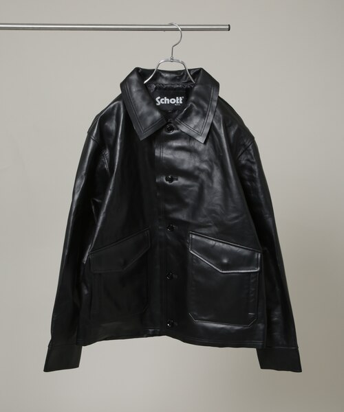 Schott nanouniverse レザー ジャケッ ナノ・ユニバースとアメリカを代表するレザーブランド「Schott