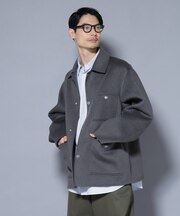 ウールリバーカバーオール