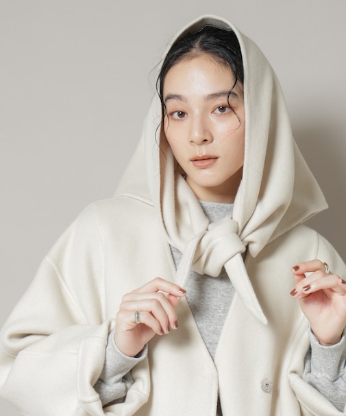 SUPER110blend リバー三角ストール