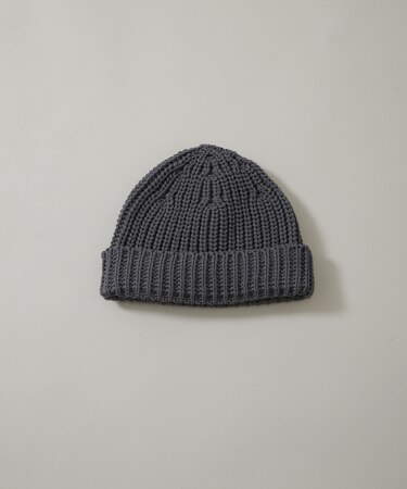 ｢NJ／CLUB｣ 5Gホールガーメント畔編みニットキャップ