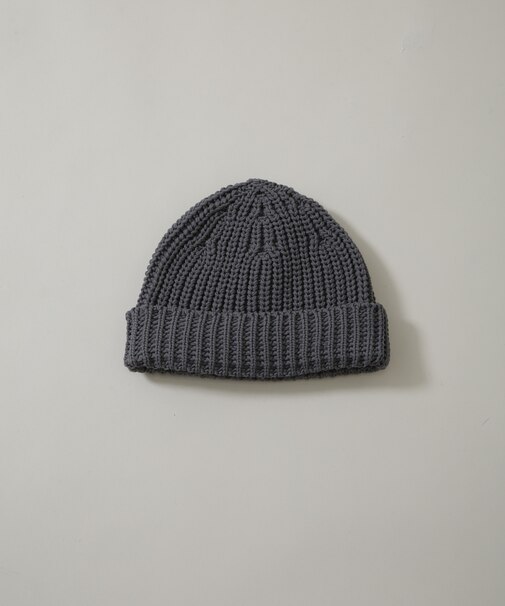 ｢NJ／CLUB｣ 5Gホールガーメント畔編みニットキャップ