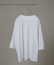 Anti Soaked(R) 汗染み防止 クルーネックワイドTシャツ七分袖