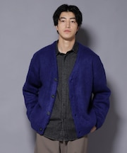 モヘヤライクニットカーディガン