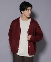 モヘヤライクニットカーディガン