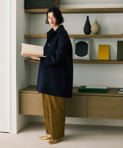 nano universe WILL LOUNGE ステンカラーコート 美品 ブリーフィング