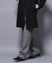 ヘリンボーンストレートスラックス