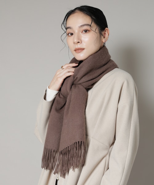 カシミヤストール｜ナノ・ユニバースの通販｜&mall（アンドモール