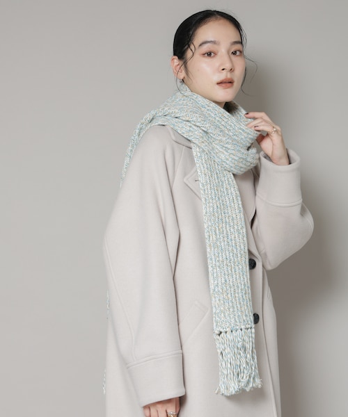 La Maison de Lyllis／KERCHIEF ウールジャージースカーフ｜ナノ
