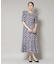 troisieme chaco／CUT JACQUARD PRINT ワンピース