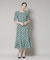 troisieme chaco／CUT JACQUARD PRINT ワンピース