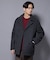 ウールカシミヤメルトンPコート