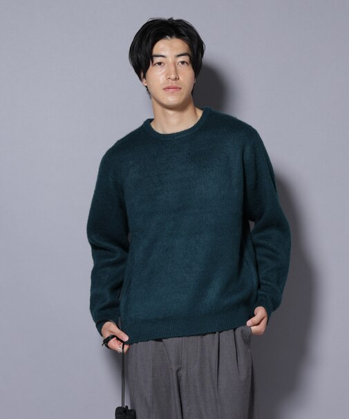 モヘヤライクプルオーバーニット