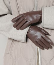 裏起毛レザーグローブ