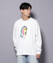 Anti Soaked(R)×SUNCHAIポートレート汗染み防止 Ｔシャツ長袖