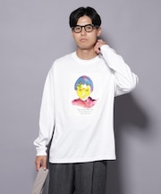 Anti Soaked(R)×SUNCHAIポートレート汗染み防止 Ｔシャツ長袖