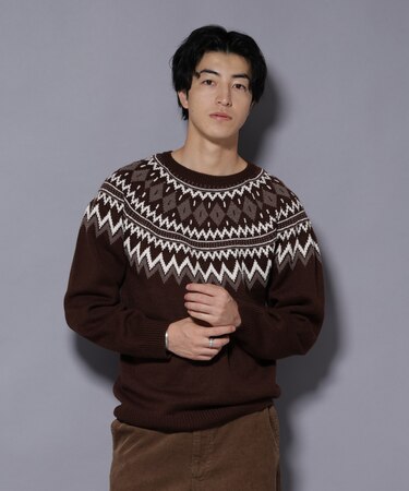 モールヤーンノルディックニット