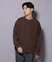 コットンガーメントダイサーマルクルーネックプルオーバー