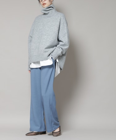 ジップスリットパンツ