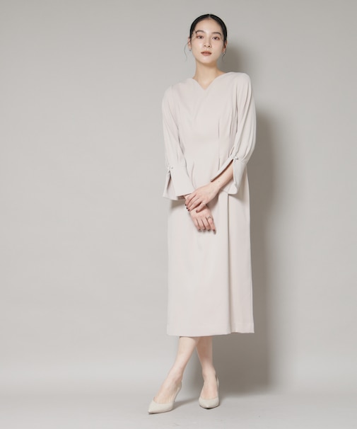 troisieme chaco／DOUBLECLOTH ワンピース