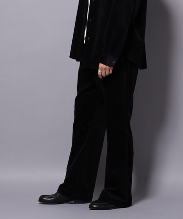 AIRコーデュロイ ライトフレアパンツ／STRETCH（セットアップ可）