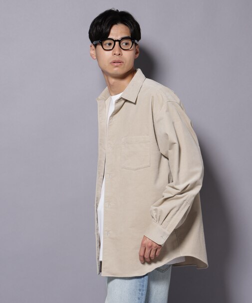 AIRコーデュロイ レギュラーカラーシャツ／STRETCH