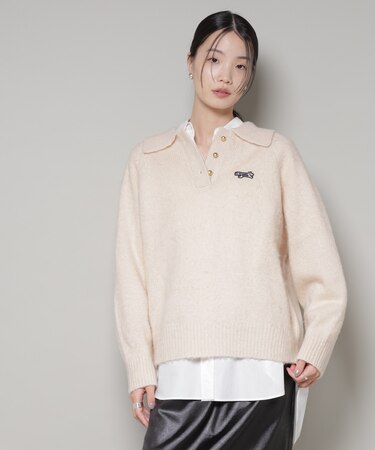 PENNEYS別注TheFOXシャギーポロニット