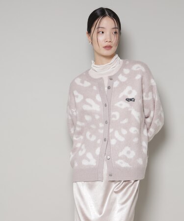 PENNEYS別注TheFOXレオパードクルーカーディガン