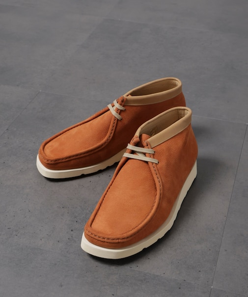 HOTEL PALACE(オテルパラス)xパドモア&バーンズヌバックレザーヴィブラムソールブーツ