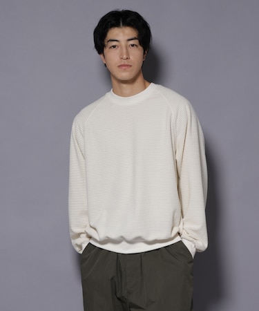 NORMANBROS別注 ワッフルフリース 長袖