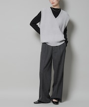 ツイードワンタックパンツ